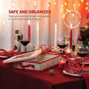 Boîte de <span class=keywords><strong>rangement</strong></span> festive de Noël Boîte de <span class=keywords><strong>rangement</strong></span> pour couverts Boîte de <span class=keywords><strong>rangement</strong></span> pratique Sentiment super atmosphérique - Product Image 2