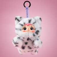 Samuel, Peluche de chat mignon de dessin animé, Jouet de collection en boîte surprise pour enfants avec fonction pendentif - Vente en gros originale