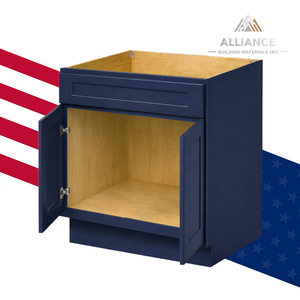 H-BS SB30-SB39 <b>Kitchen</b> Cabinet With Sink Base | U.S. Warehouse Stock For Faster Project Delivery | Wooden <b>Kitchen</b> Sink Cabinet - Product Image 1