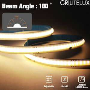 Tira de Luz LED COB Ultra Brillante, Alimentada por Corriente Alterna, 110V 220V, Súper Brillante, CRI90, Cinta Flexible Tipo Cuerda - Product Image 5