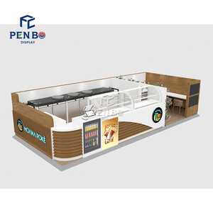 Kiosque à café expresso pour centre commercial, kiosque mobile de café, kiosque de bar de plage en bois, café et - Product Image 1