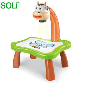 لوحة تعلم للأطفال ، لوحة رسم ، للأطفال, لوحة تعلم للأطفال ، لوحة خربش ، لوحة رسم ، مجموعة ألعاب مع بقرة من جلد البقر - Product Image 4