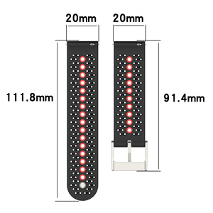Tschick สายนาฬิกา20มม. สำหรับ <span class=keywords><strong>Samsung</strong></span> <span class=keywords><strong>Galaxy</strong></span> <span class=keywords><strong>Watch</strong></span>,สร้อยข้อมือแนวสปอร์ตซิลิโคนขนาด46มม. 42มม. <span class=keywords><strong>4</strong></span>สายขนาด44มม. 40มม. - Product Image 3