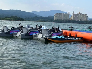 TAME BILLOW 2025 Nuevo Lanzamiento, Mini Bote a Motor Eléctrico, Jet Acuático, Embarcación Deportiva, Material EPP, Certificado CE - Product Image 4