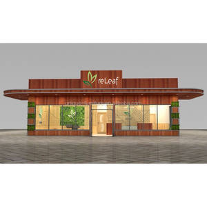 Estante de exhibición de Farmacia de gama alta/estante de madera diseño interior del quiosco de la tienda con el mostrador portátil médico, stand al por menor para la venta - Product Image 3