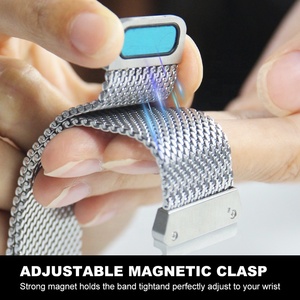 Correa de Reloj Magnética de Acero Inoxidable Milanese Loop de 20mm 22mm 26mm para <span class=keywords><strong>Garmin</strong></span> Fenix 7/6/5 <span class=keywords><strong>Epix</strong></span> Venu <span class=keywords><strong>2</strong></span>, Correa de Malla Metálica de Ajuste Rápido - Product Image 2