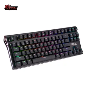 K87-23 белая подсветка механический переключатель qwerty gaming oem/odm клавиатура 2020 горячая Распродажа клавиатуры hotswap