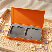 Boîte-cadeau en papier avec impression de logo personnalisé, avec feuille d'or ou d'argent pour boîtes de cartes de crédit métalliques personnalisées DIY