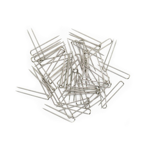 50 unids/caja U Pin 23mm Pin de acero inoxidable para exhibición de joyería alfileres de <span class=keywords><strong>modista</strong></span> edredón apliques agujas suministros de costura - Product Image 5