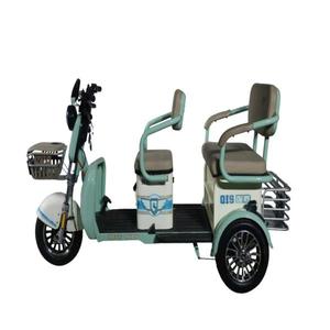 Triciclo Eléctrico de 3 Ruedas con Batería, Mini Scooter con 2 Asientos Ajustables para Pasajeros - Product Image 3