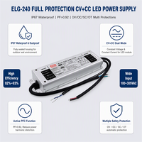 Alimentation à découpage MeanWell ELG-240 240W pour LED, 24V 36V 42V 48V 54V AC/DC, étanche IP67, courant et tension constants, SMPS