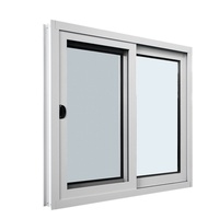 Système de porte-fenêtre coulissante sur mesure au design moderne CBMmart, fenêtre coulissante en aluminium à double vitrage