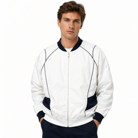 Veste Softshell Homme Légère 100% Nylon Ripstop Coupe-Vent Résistante à l'Eau avec Fermeture Éclair pour Randonnée et Activités de Plein Air – Personnalisable