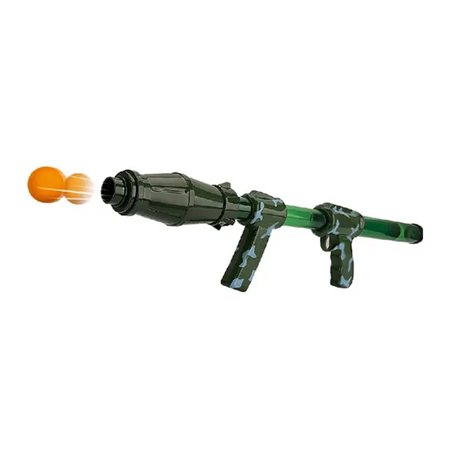 Wild Camo Air Power Popper Shooter Rapid Fire Foam Ball Blaster Gun Toys