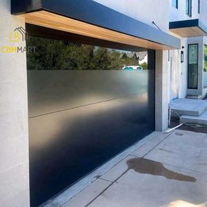 CBMMart <span class=keywords><strong>Porte</strong></span> de <span class=keywords><strong>garage</strong></span> électrique <span class=keywords><strong>sectionnelle</strong></span> moderne résistante aux ouragans Portes automatiques intelligentes en aluminium grain de <span class=keywords><strong>bois</strong></span> pour <span class=keywords><strong>voitures</strong></span> - Product Image 3