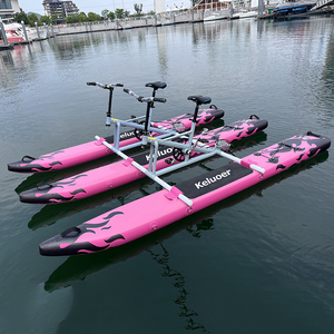 เรือโป๊ะลอยน้ำแบบเป่าลมลดราคาพิเศษ จักรยานน้ำสำหรับผู้ใหญ่ จักรยานน้ำสำหรับสองคน - Product Image 2