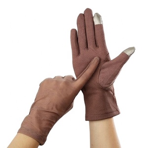 Gants de protection solaire <span class=keywords><strong>UV</strong></span> UPF 50+ pour femmes, en coton et dentelle, pour le sport, la conduite en extérieur, l'été, avec effet rafraîchissant et compatibles écran tactile - Product Image 4