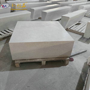 Nuevo Banco de Hormigón Prefabricado Magic Stone, Material UHPC, Mobiliario Decorativo para Ingeniería de Paisajes Exteriores - Product Image 2