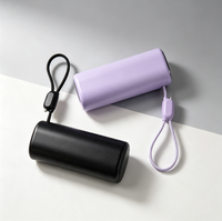 Batterie externe de poche 10000mAh, charge rapide PD 22.5W, affichage numérique de la puissance, chargeur portable avec cordon