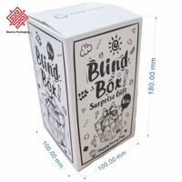 Caja de cartón corrugado vacía personalizada Baoren, caja ciega hecha a mano para embalaje de velas DIY, juguete de moda, impresión desechable