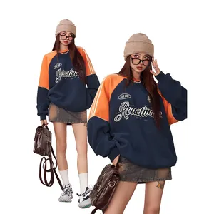 women's custom logo fleece streetwear sweater pullover crop top designer plus size hoodies