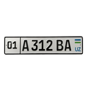 Plaques complètes de moto de véhicule, <span class=keywords><strong>plaque</strong></span> d'<span class=keywords><strong>immatriculation</strong></span> personnelle, plaques d'<span class=keywords><strong>immatriculation</strong></span> en relief de haute qualité pour le gouvernement - Product Image 5