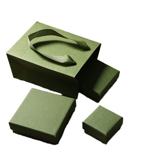 Boîtes à bijoux en gros vert sauge, superbe boîte à bijoux verte, boîte à bijoux verte à grille d'angle droit - Product Image 2