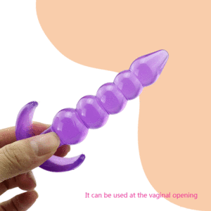 Silicone massaggio prostatico ano dilatatore Butt Plug dildo vibratore maschio perline anali Plug G Spot Butt masturbazione per adulti per coppia - Product Image 2