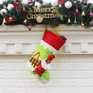 Bán Buôn Tùy Chỉnh Chất Lượng Cao Giáng Sinh Vớ Để Trẻ Em Cá Nhân Santa Vớ Với Khá Mô Hình Phim Hoạt Hình - Product Image 2