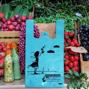 ถุงใส่เสื้อยืดพิมพ์ลายสำหรับบรรจุภัณฑ์แฟชั่นสำหรับซื้อของชำดำเนินการบรรจุภัณฑ์ - Product Image 2