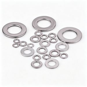 Rondelle plate industrielle en acier inoxydable GB97.1, entretoise métallique, surface lisse, tolérance standard - Product Image 3