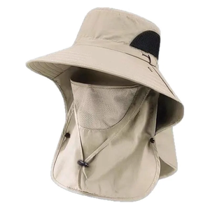 Sombrero de Pescador para Hombre y Mujer, de Verano, para Exteriores, con Ala Ancha, Protección UV, para Montañismo y Pesca, Impermeable - Product Image 2