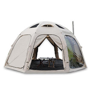 Tente Gonflable Ciel Étoilé en Polyester Coton 20' avec Double Couche de Ventilation, Porte Panoramique en TPU et Rideau pour Camping et Nuitée - Product Image 2