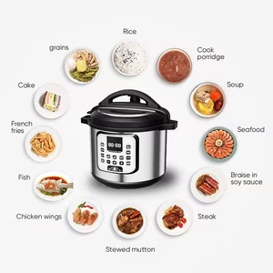 Cuisinière électrique à pression en acier inoxydable 5L/6L avec 12 fonctions multifonctions et commande tactile, paramètres programmables pour OEM/ODM - Product Image 3