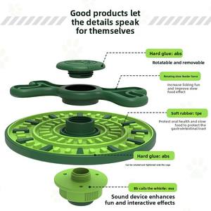 Jeu de puzzle interactif pour chien, tapis de léchage rotatif couineur, distributeur de nourriture lente, étanche, motif uni, jouet de dressage pour animaux de compagnie, pour <span class=keywords><strong>le</strong></span> nettoyage des dents et la mastication - Product Image 4