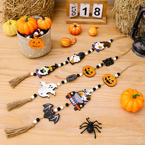 Nuevas Decoraciones Colgantes Transfronterizas para Fiestas de Halloween en Casa con Letreros de Fantasmas, Brujas, Calabazas y Murciélagos, con Cuerda de Cuentas, Decoración Festiva - Product Image 3