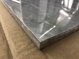 Materiali Edili JBN, Lastre in Porcellana Effetto Marmo Dorato 800x800mm, Ceramica Lucida Blu per Interni, Soggiorno, <span class=keywords><strong>Cucina</strong></span>, Bagno - Product Image 6