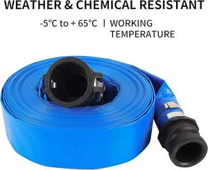 Tubo Flessibile di <span class=keywords><strong>Scarico</strong></span> in PVC 1 2 3 4 5 6 8 10 12 Pollici per Drenaggio Acqua, Pompa, Agricoltura, Irrigazione, Piscina, Controlavaggio - Product Image 2