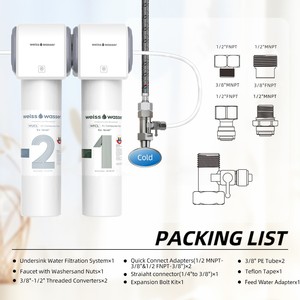 Purificateur d'eau par ultrafiltration Menred pour usage domestique, système UF sous évier avec <span class=keywords><strong>filtre</strong></span> à membrane à fibres creuses de 0,01 micron - Product Image 6