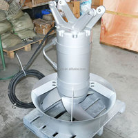 Agitateur à déplacement axial QJB 5kW en acier inoxydable pour stations d'épuration municipales, mélangeur submersible pour digesteurs anaérobiens et pompes de réservoirs de biogaz 380V