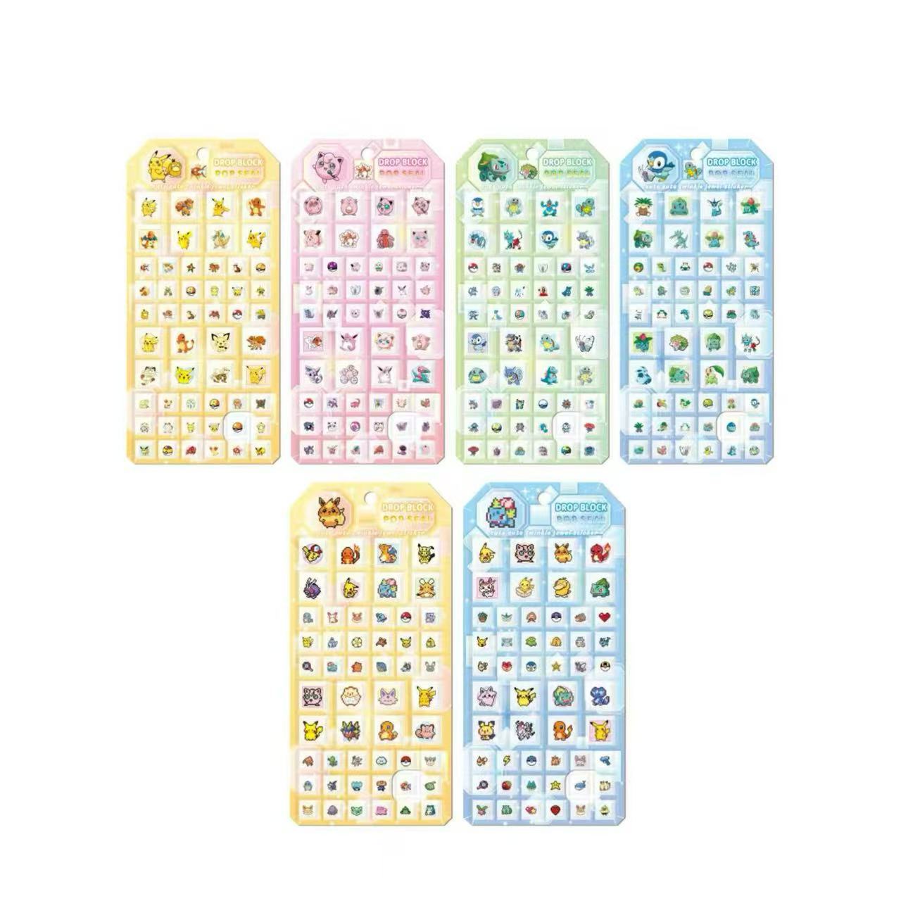 mélange de Pokémon coloré