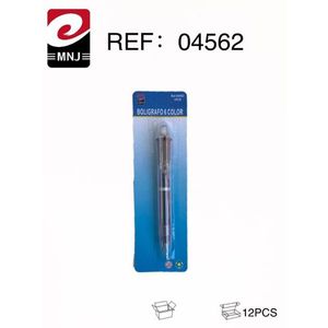 Penna a Sfera 6 Colori Multicolore in Plastica per Ufficio e Scuola - Product Image 2