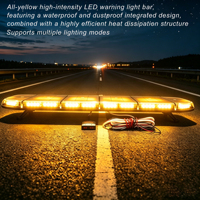 Barre lumineuse LED de 50 pouces pour signalisation routière, clignotante séquentielle ambre, pour camions de remorquage et véhicules utilitaires