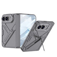 Coque de protection antichoc pour iPhone Duo avec protection d'écran intégrée et béquille pour téléphone portable iPhone Duo