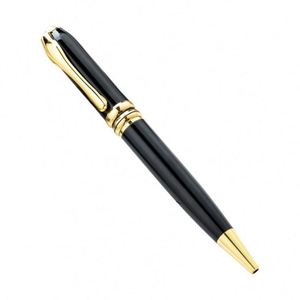 1.0Mm Custom Logo Metal Business Office Student Smooth Writing Twist-Action Black Ballpoint <b>Pen</b> - Product Image 1