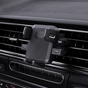 Upgraded Easy To Carry 360 Rotation Car Phone Holders One-Touch Strong Suction Power Car Air-Vents Phone Mounts