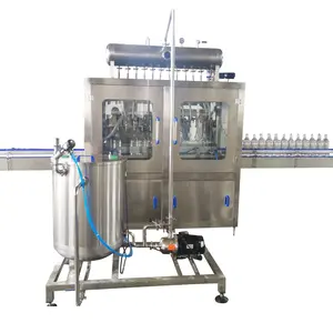 Inline Overflow Wine Alcohol Drink Filling Bottling Machine