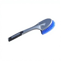Petite brosse à pneus en plastique, brosse de nettoyage pour lavage de voiture