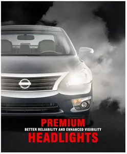 Подходит для автомобильных передних фар Nissan Altima 2013, 2014, 2015, фары головного света американского типа