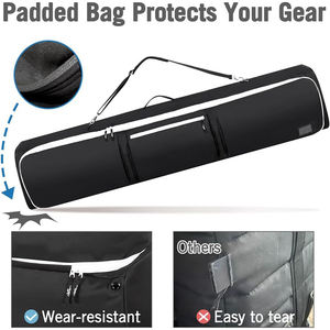 Sac de ski <span class=keywords><strong>fourre</strong></span>-tout étanche avec ceinture de reliure et bandoulière Voyage en plein air Snowboard Boot Pole Gear Stuff Sport Sac de rangement - Product Image 3